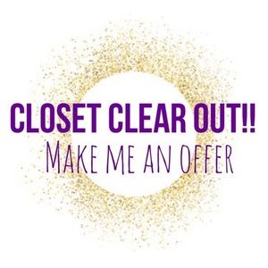 Closet clear out!